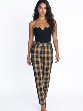 Tiger Mist women's plaid pants size Small